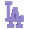 LA stylized logo lilac PB8115 Shoe Charm