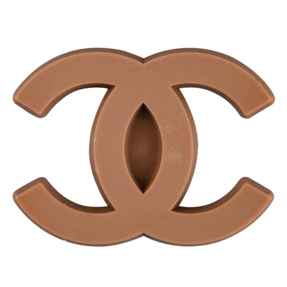 CHANEL double C stylised logo brown PB8119 Shoe Charm
