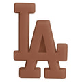 LA stylized logo brown PB8125 Shoe Charm