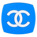 Chanel Double C badge blue PB8130 Shoe Charm