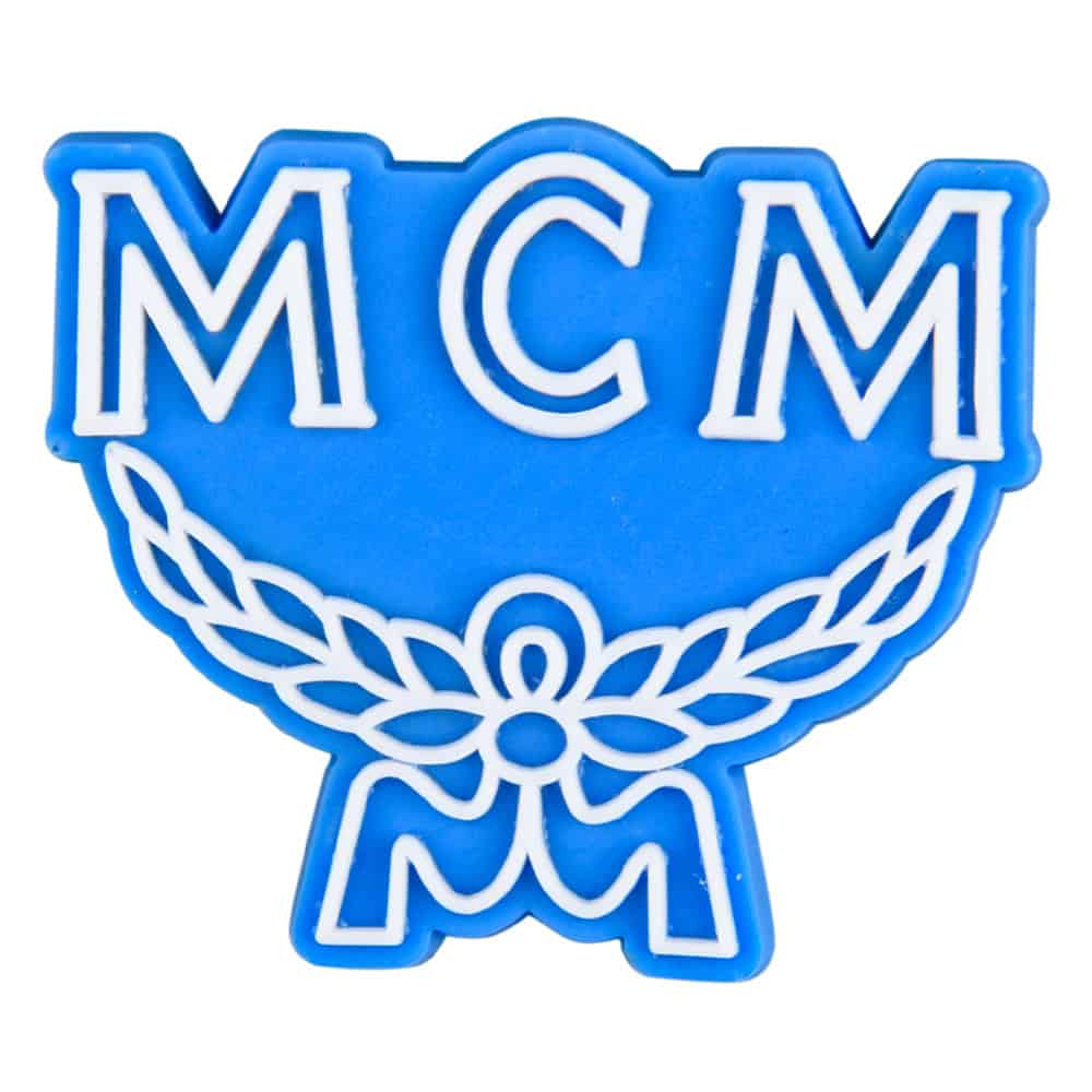 MCM stylised logo blue PB8132 Shoe Charm