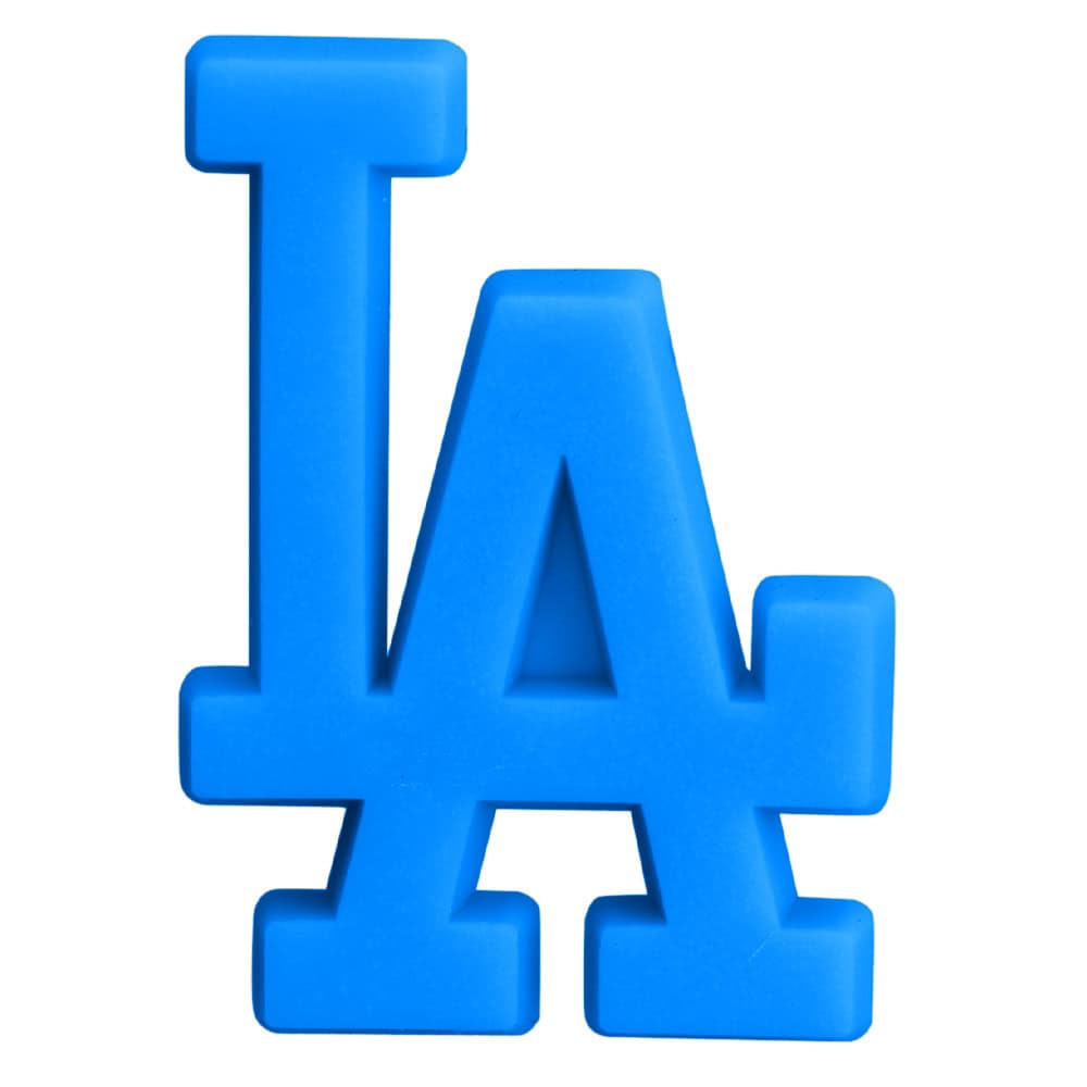 LA stylized logo blue PB8135 Shoe Charm