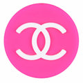 Chanel Double C badge dark pink PB8137 Shoe Charm
