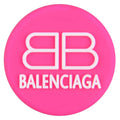 BALENCIAGA BB round badge logo dark pink PB8138 Shoe Charm