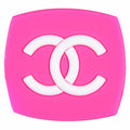 Chanel Double C badge dark pink PB8140 Shoe Charm