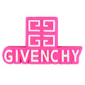 GIVENCHY stylised badge logo dark pink PB8143 Shoe Charm