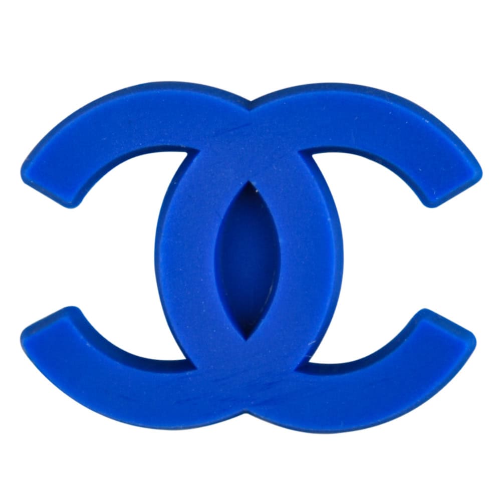 CHANEL double C stylised logo dark blue PB8148 Shoe Charm