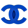CHANEL double C stylised logo dark blue PB8148 Shoe Charm