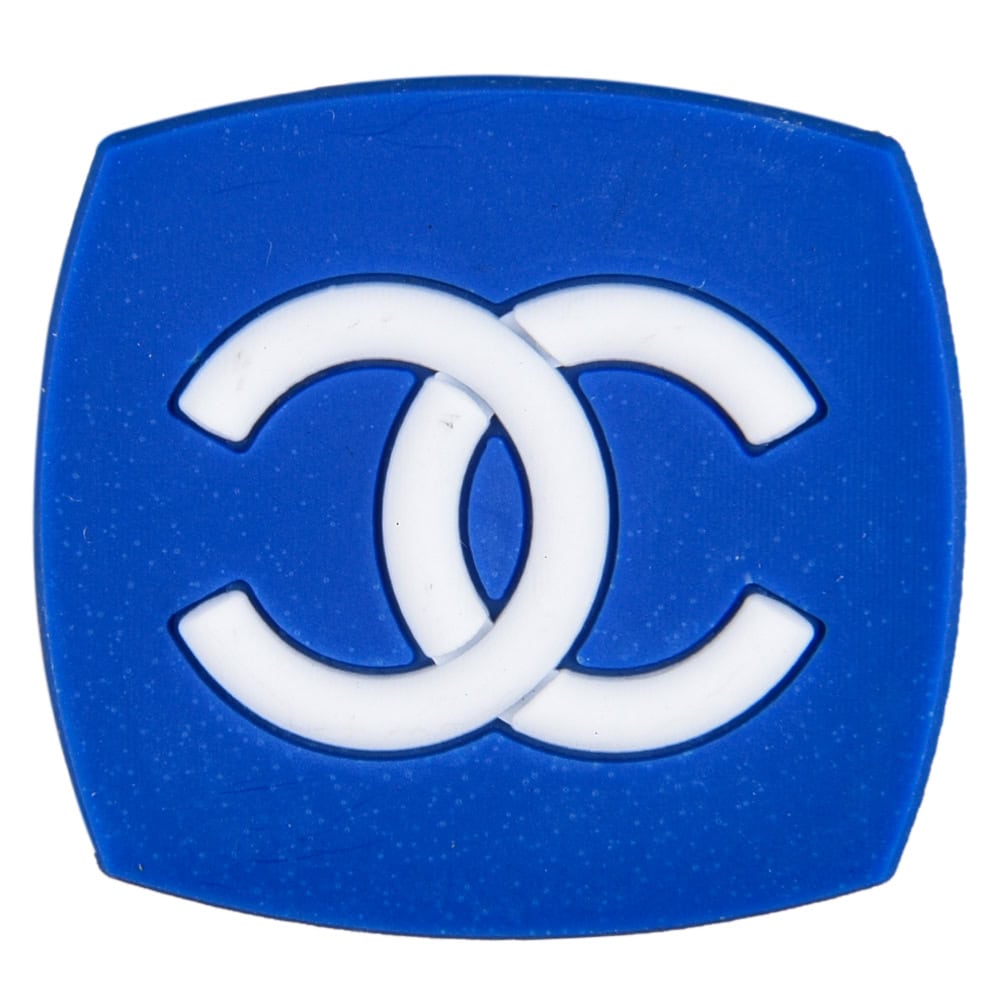 Chanel Double C badge dark blue PB8149 Shoe Charm