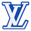 LV Loius Vitton stylised logo dark blue PB8151 Shoe Charm