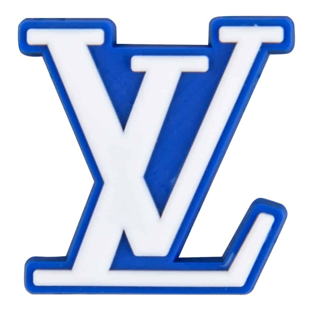 LV Loius Vitton stylised logo dark blue PB8151 Shoe Charm