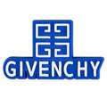GIVENCHY stylised badge logo dark blue PB8153 Shoe Charm