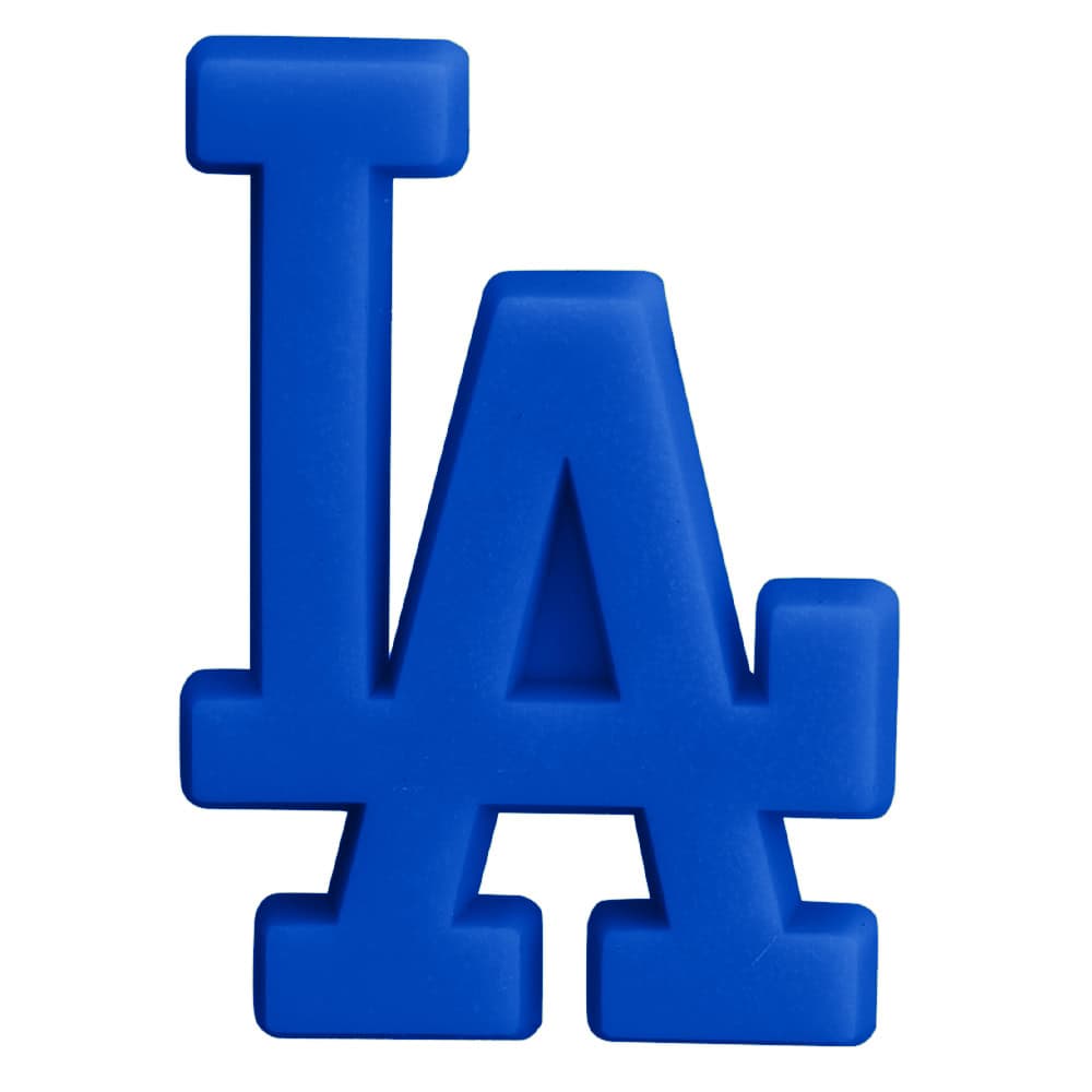 LA stylized logo dark blue PB8155 Shoe Charm