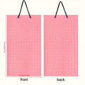 Display panel - Pink wall hanging organiser with 216 holes DP001 - Shoe Charm