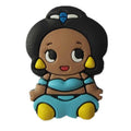 Jasmine sitting Disney princess 02-15 - Shoe Charm