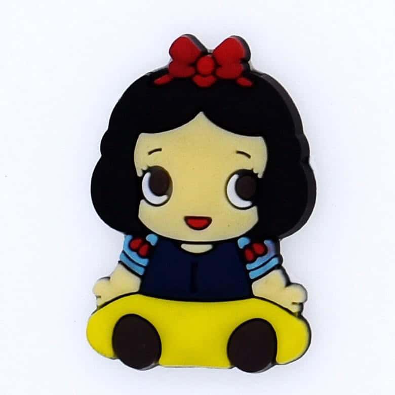 Snow White sitting Disney princess 02-19 - Shoe Charm
