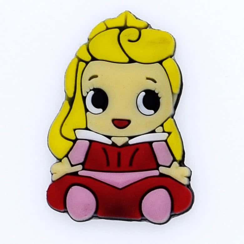 Aurora sitting Disney princess 02-20 - Shoe Charm