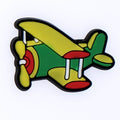 Yellow Biplane 05-22 Shoe Charm