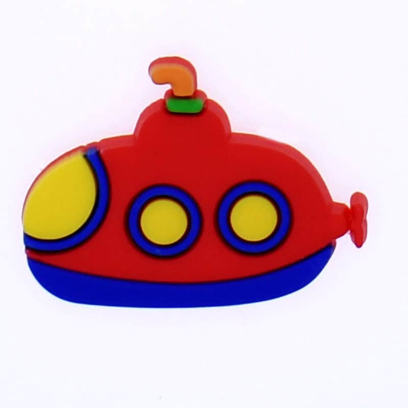 Red submarine 05-34 Shoe Charm