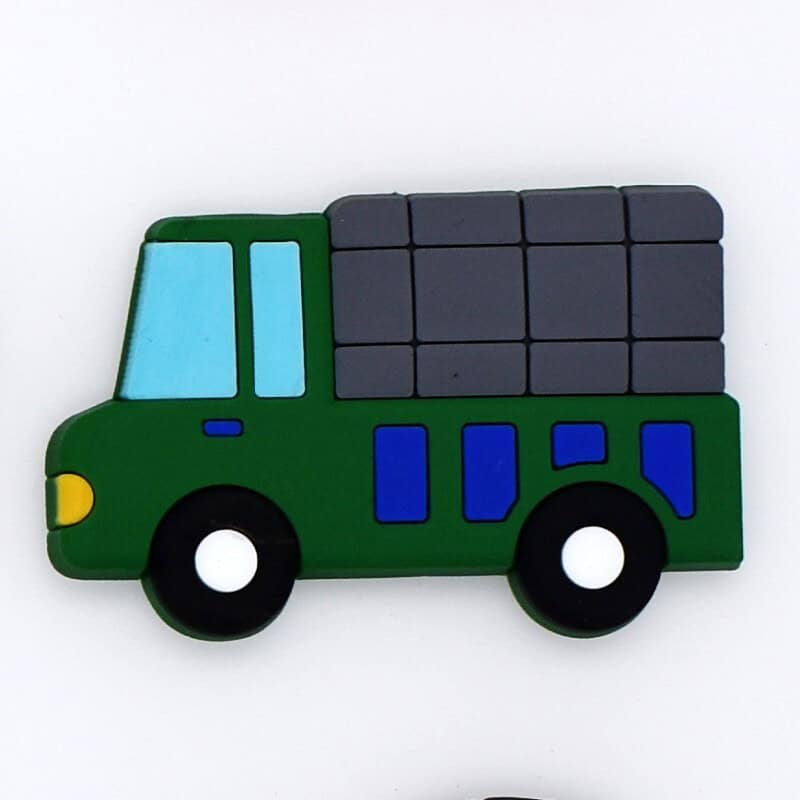 Green truck 05 -35 Shoe Charm