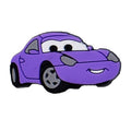 Dark pink car 05-37 Shoe Charm