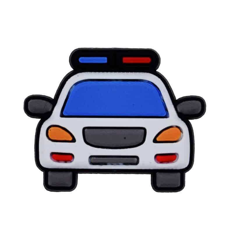 Police car front 05-43 Shoe Charm