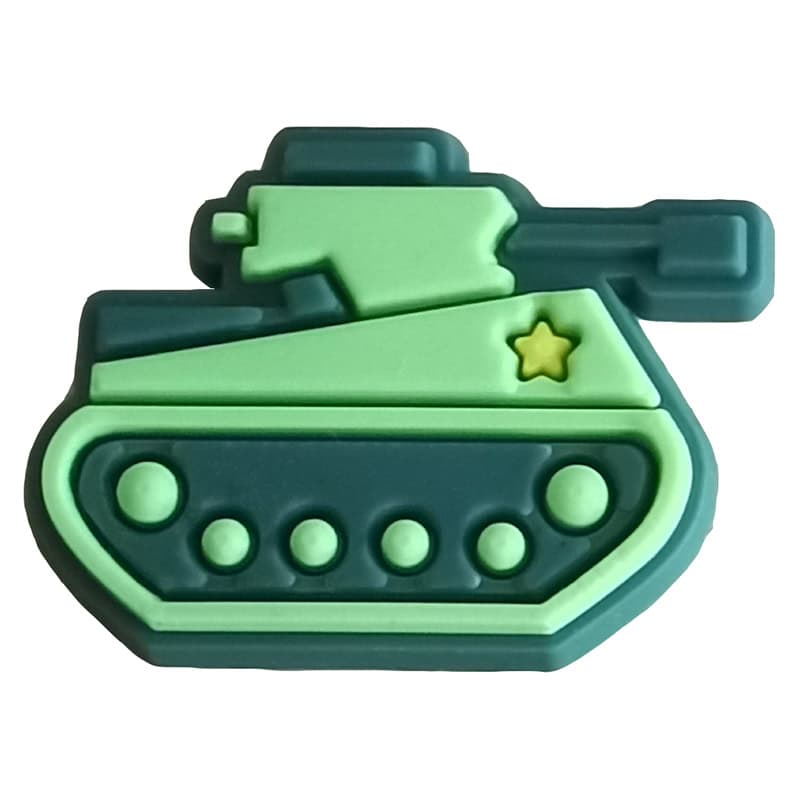 Green tank 05-45 Shoe Charm