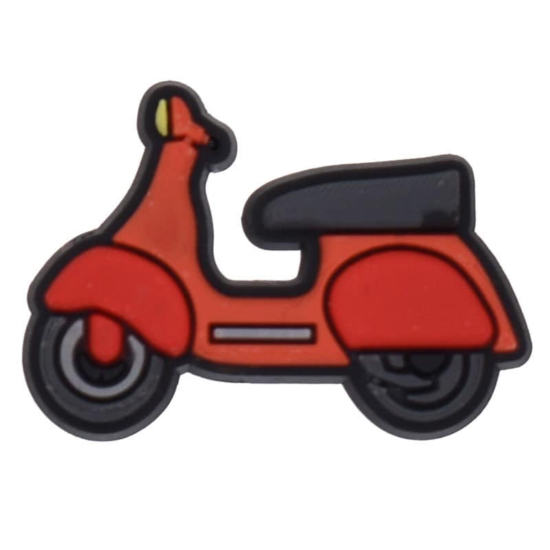 Red scooter 05-47 Shoe Charm