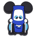 Blue mickey ears micro car 05-50 Shoe Charm