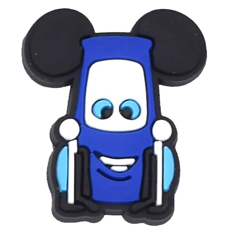 Blue mickey ears micro car 05-50 Shoe Charm