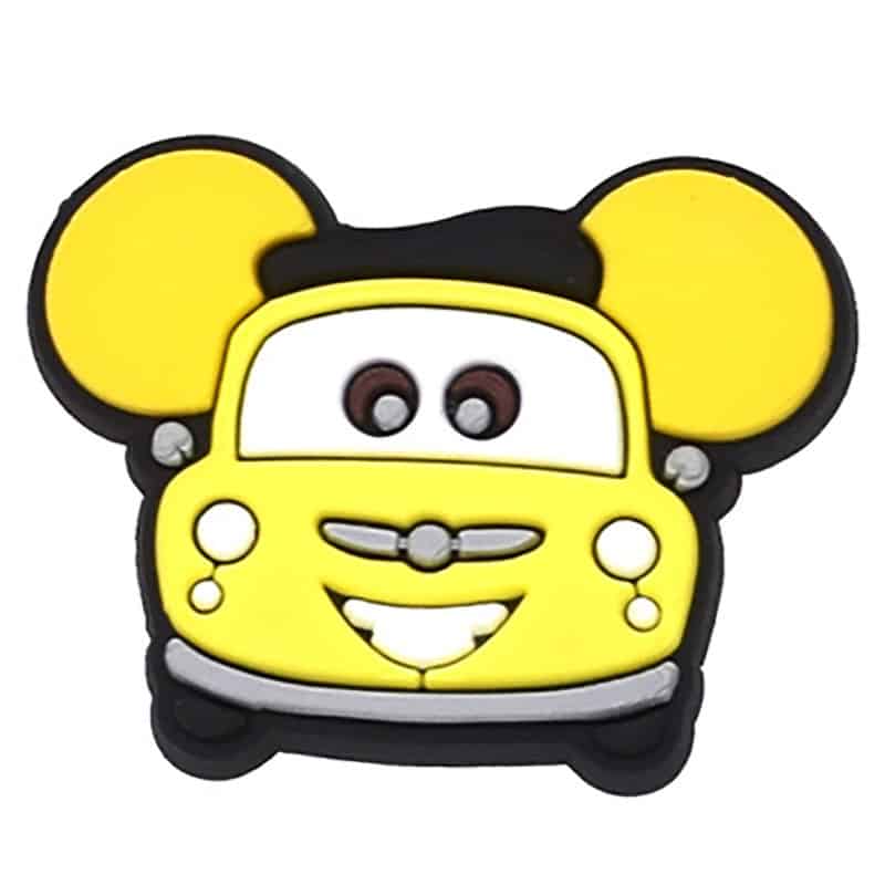 Yellow Micke15y ears car 05-51 Shoe Charm