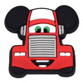 Red Mckey ears truck 05-53 Shoe Charm