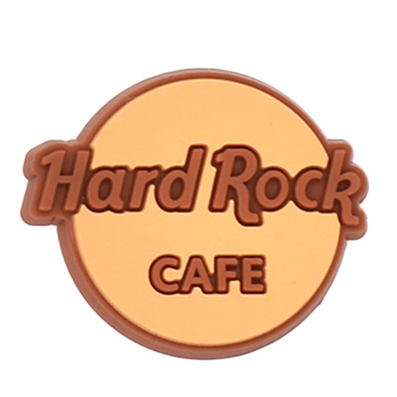 Hard Rock CAFE round logo badge 06-102 Shoe Charm