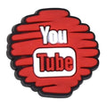 You Tube logo badge 06-105 Shoe Charm