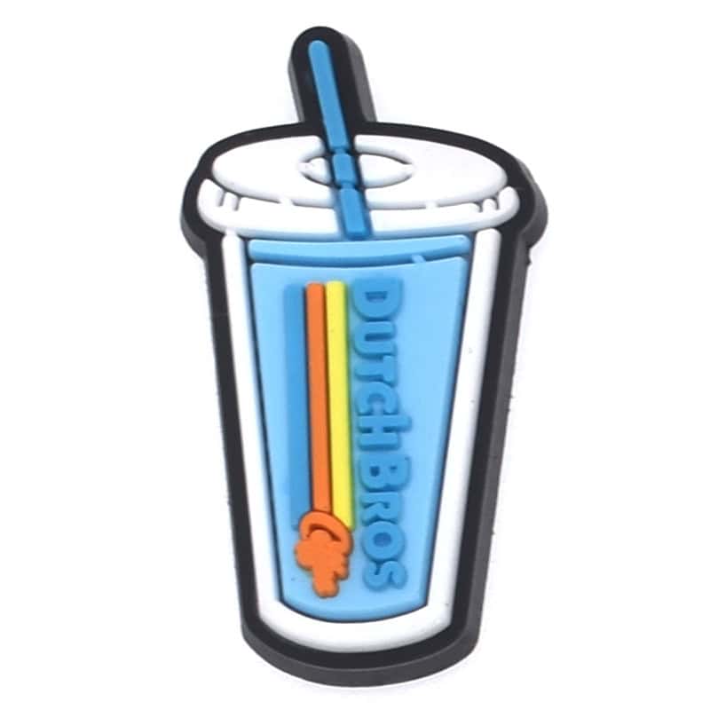 DUTCH BROTHERS COFFEE Pink cup 06-112 Shoe Charm