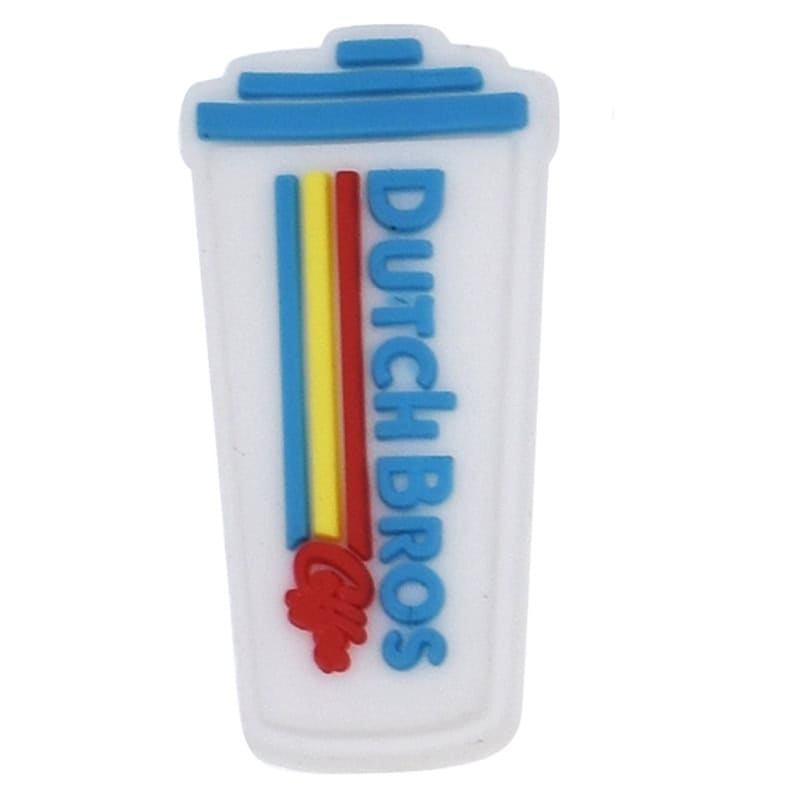 DUTCH BROTHERS COFFEE Grey cup 06-113 Shoe Charm