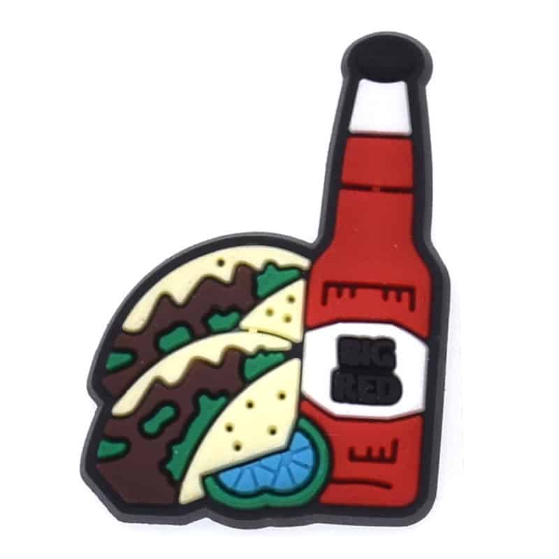Taco hot sauce 06-128 Shoe Charm