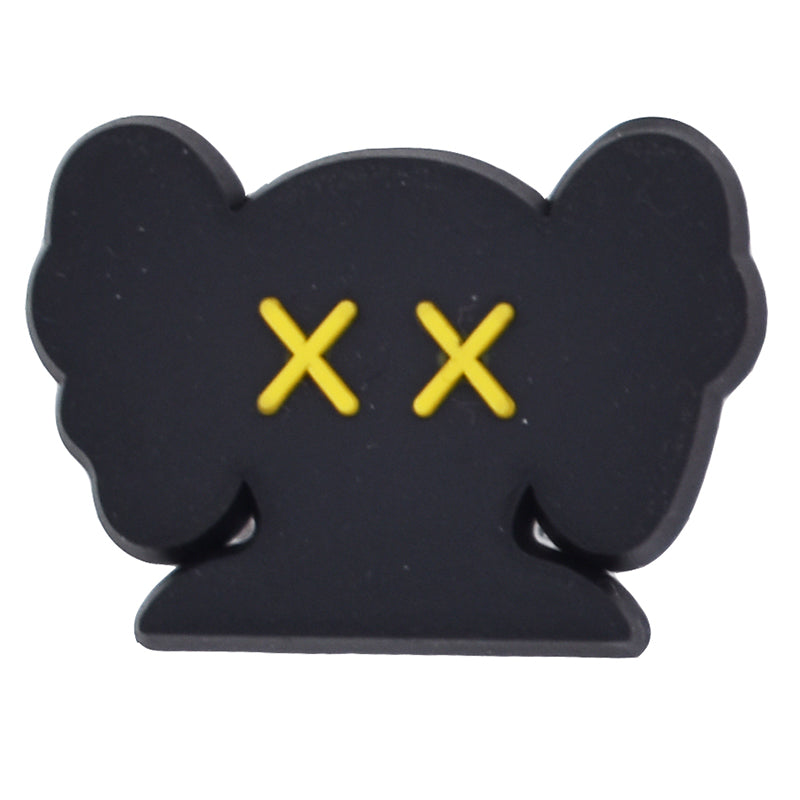 Black XX Gold teddy logo 06-23 Shoe Charm