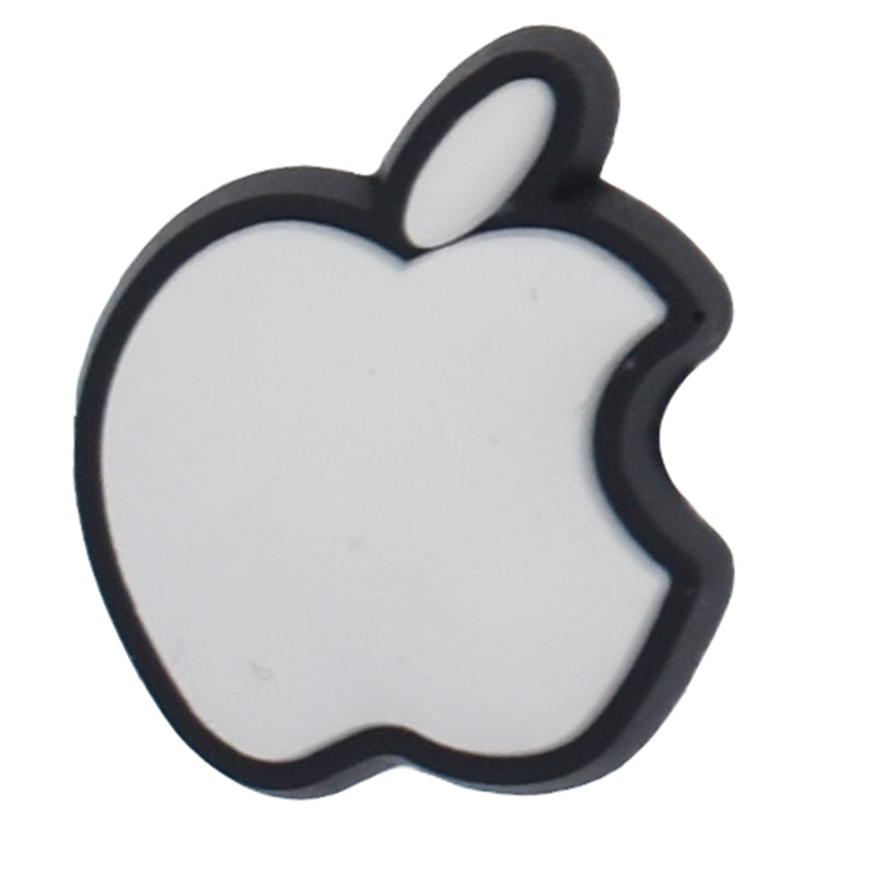 Apple, white bitten logo 06-27 Shoe Charm