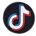 Tik Tok round badge logo 06-41 Shoe Charm
