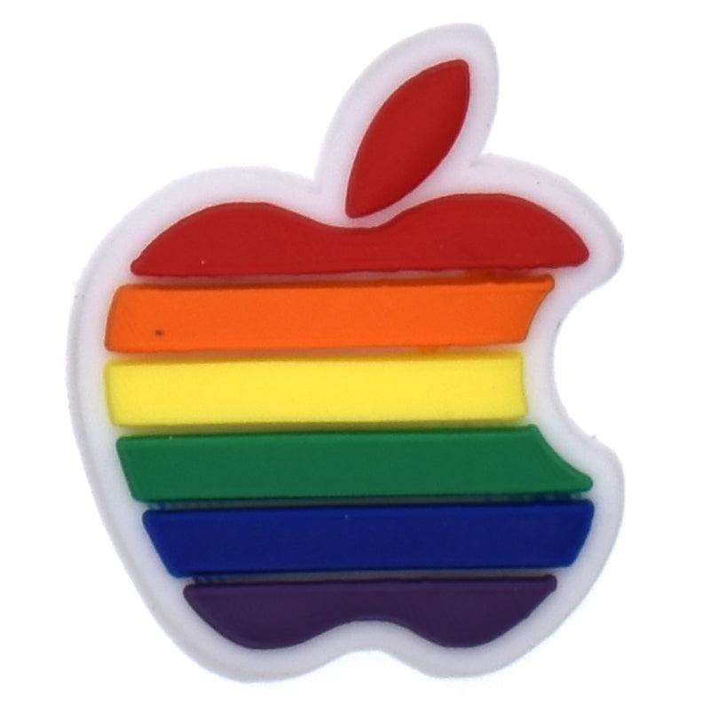 Apple stylized logo 06-55 Shoe Charm