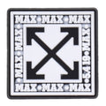 MAX square 5419 arrow logo 06-57 Shoe Charm