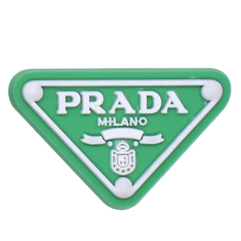 PRADA triplate  green 06-61 Shoe Charm