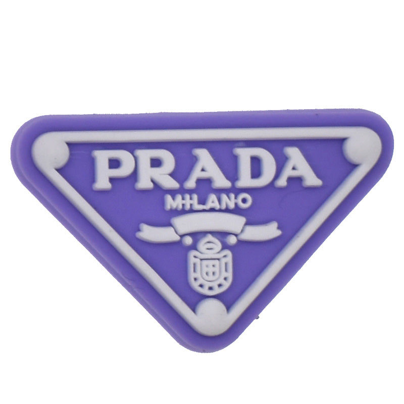 PRADA triplate  purple 06-63 Shoe Charm