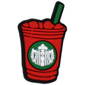 Starbucks cup red  06-67 Shoe Charm