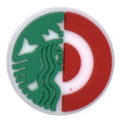 Starbucks round badge logo 06-71 Shoe Charm