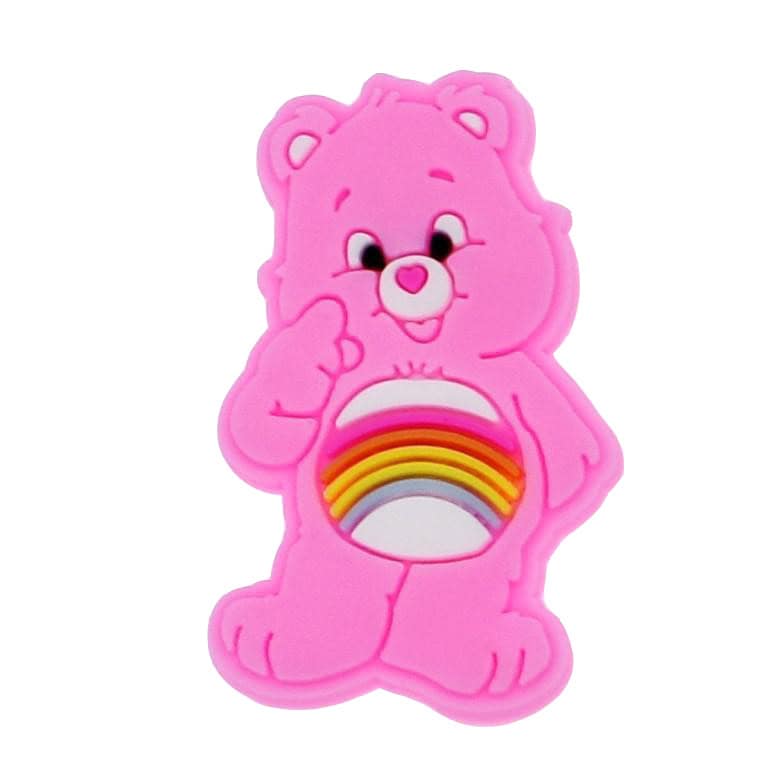 Shoe Charms -  Pink rainbow CARE BEARS 07-01