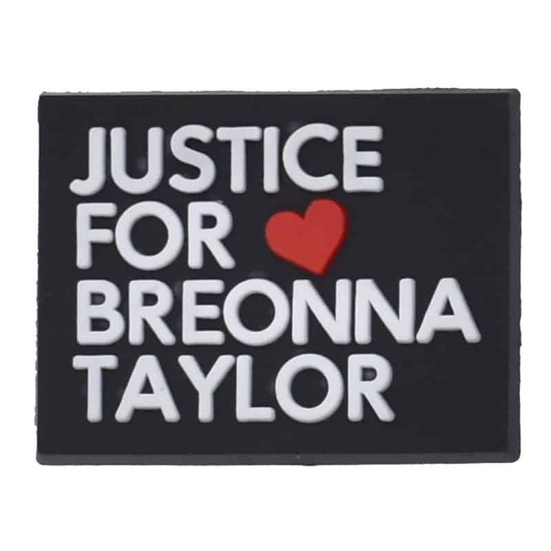 JUSTICE FOR BREONNA TAYLOR sign 101-100 Shoe Charm