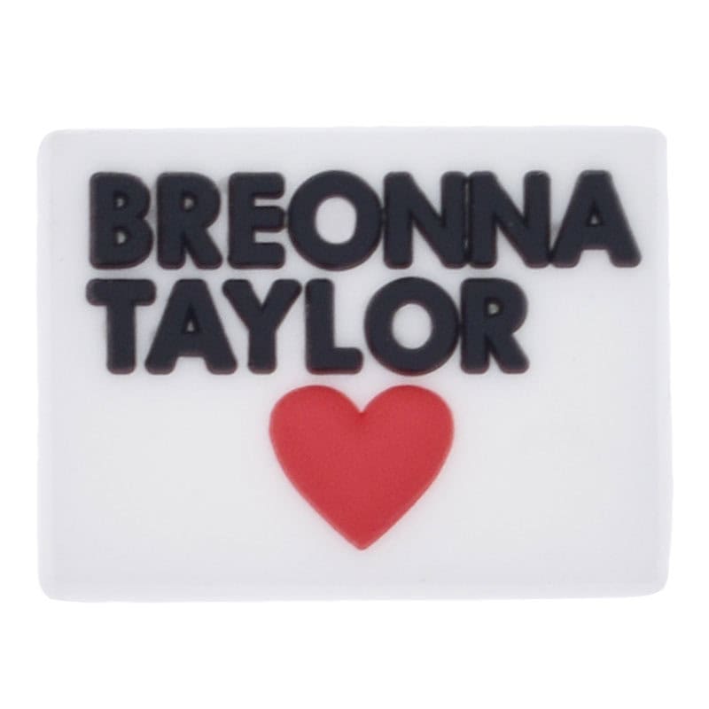 BREONA TAYLOR HEART sign 101-11 Shoe Charm