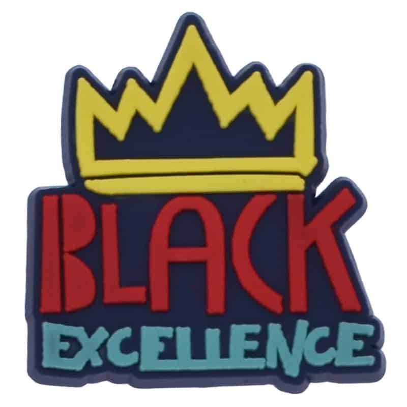Black excellence crown 101-21 Shoe Charm